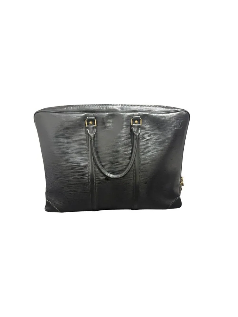 Louis Vuitton Epi Porte Documents Voyage Black Leather Business